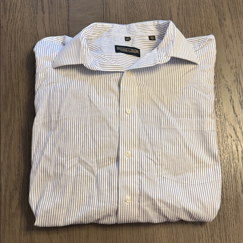 Striped Button-Up Shirt